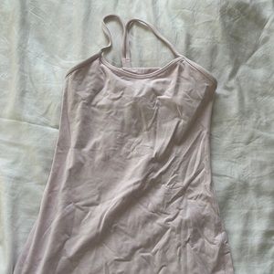 Pink Lululemon Flow Y Tank, size 6